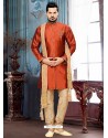 Desiring Orange Shantoon Sherwani