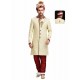 Traditional Cream Wedding Sherwani