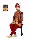 Incredible Red Velvet Sherwani