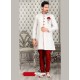 Flattering White Churidar Sherwani