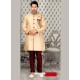 Astonishing Cream Wedding Sherwani