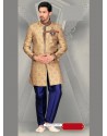 Excellent Beige Churidar Sherwani