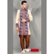 Astonishing Beige Party Wear Sherwani