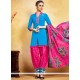 Imposing Print Work Fancy Fabric Punjabi Suit