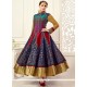 Intrinsic Multi Colour Embroidered Work Banglori Silk Floor Length Anarkali Suit