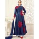 Catchy Banglori Silk Embroidered Work Floor Length Anarkali Suit