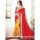 Phenomenal Resham Work Half N Half Designer Saree