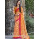 Phenomenal Faux Georgette Print Work Printed Saree