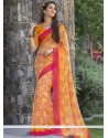 Phenomenal Faux Georgette Print Work Printed Saree