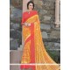 Pristine Faux Georgette Print Work Printed Saree