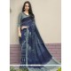 Delightsome Satin Multi Colour Print Work Casual Saree