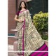 Brilliant Print Work Casual Saree