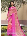 Fantastic Print Work Satin Printed Saree