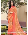 Dignified Print Work Printed Saree