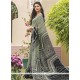 Ravishing Faux Georgette Grey Casual Saree