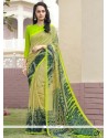 Sparkling Green Casual Saree