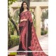 Hypnotizing Multi Colour Faux Georgette Casual Saree