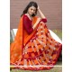 Sparkling Faux Georgette Multi Colour Print Work Printed Saree