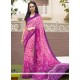 Blissful Print Work Faux Georgette Casual Saree