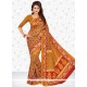 Divine Faux Crepe Multi Colour Casual Saree