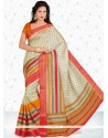 Remarkable Print Work Art Silk Traditional Saree