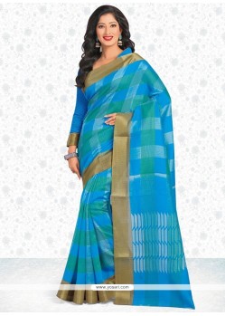 Royal Art Silk Blue Traditional Saree