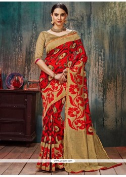 Savory Art Silk Woven Work Traditional Designer Saree