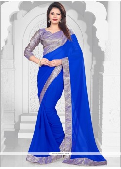 Orphic Patch Border Work Casual Saree