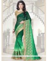 Spellbinding Fancy Fabric Shaded Saree