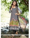 Dainty Multi Colour Cotton Churidar Suit