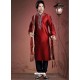 Groovy Maroon Shantoon Kurta Pajama