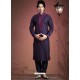 Classy Blue Art Silk Readymade Kurta