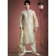 Enchanting Beige Jacquard Readymade Kurta