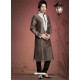 Distinguished Brown Jacquard Readymade Kurta