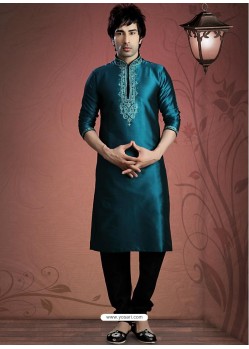 Royalist Blue Shantoon Kurta Pajama