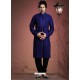 Classy Blue Art Silk Readymade Kurta