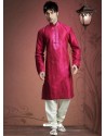 Awesome Fuchsia Raglan Sleeves Kurta