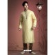 Astonishing Cream Jacquard Readymade Kurta