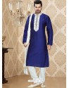 Demure Blue Readymade Kurta