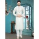 Royalist White Jacquard Readymade Kurta