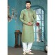 Awesome Shantoon Green Raglan Sleeves Kurta