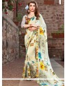 Integral Multi Colour Digital Print Work Casual Saree