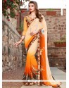 Modest Multi Colour Digital Print Work Casual Saree