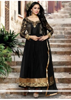 Delightsome Embroidered Work Floor Length Suit