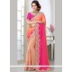 Staring Patch Border Work Half N Half Designer Saree