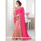 Epitome Art Silk Patch Border Work Half N Half Saree