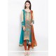 Majesty Embroidered Work Multi Colour Readymade Suit