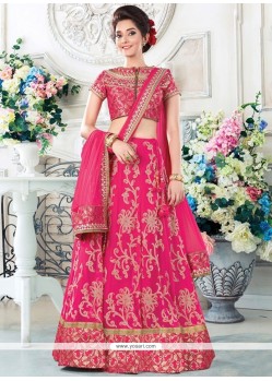 Glowing Hot Pink Lehenga Choli