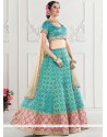 Ruritanian Embroidered Work Jacquard Silk Lehenga Choli