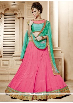 Adorable Rose Pink Lehenga Choli